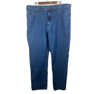 Real Ranch Jeans Sz 40x32 Mens Workwear Straight Leg Medium Wash Country Western